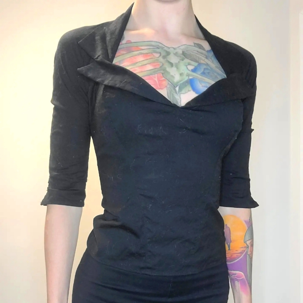 Pinup Couture Black Top